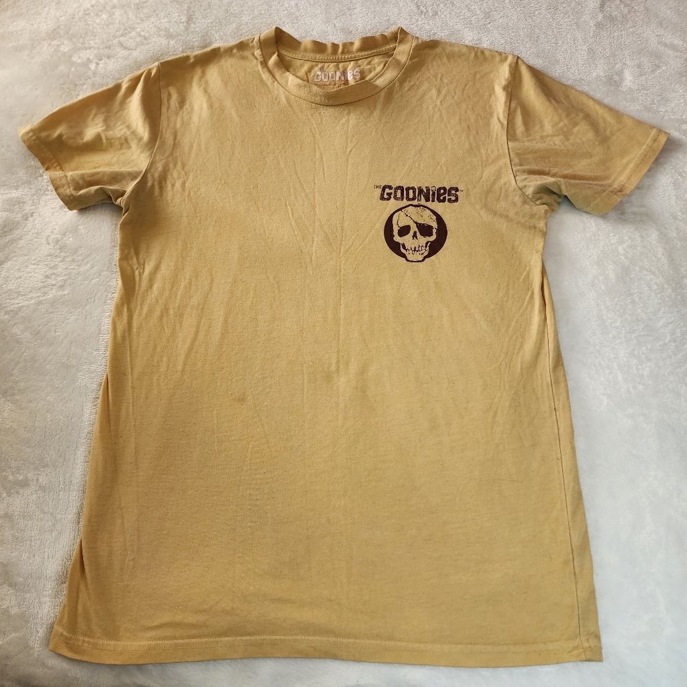 Goonies Size Medium Tshirt With Front And Back Graphics